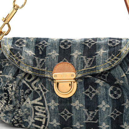 Louis Vuitton Denim Raye Mini Pleaty 7 of 9