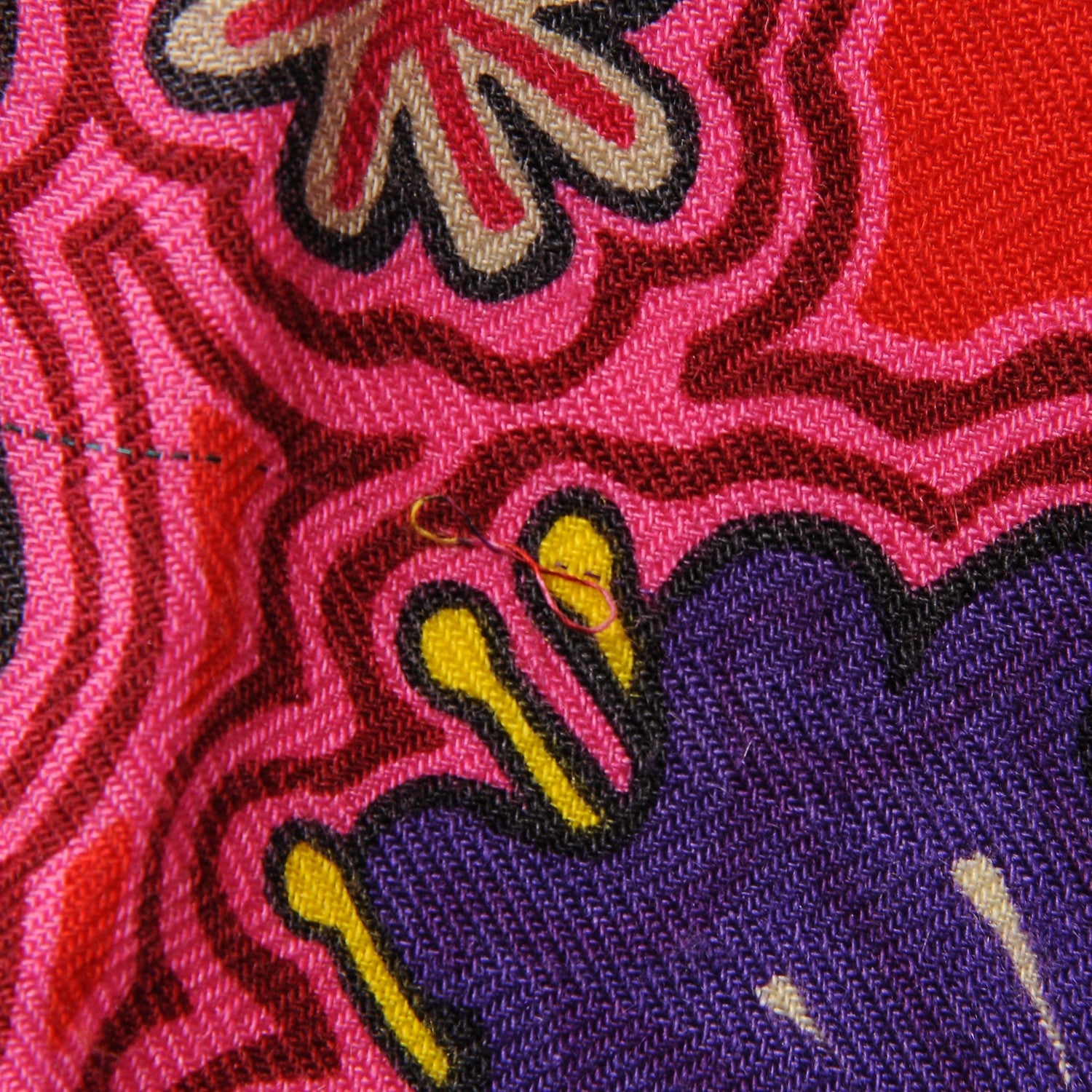 Hermes Cashmere Silk L'Arbre Du Vent Shawl 140 10 of 10