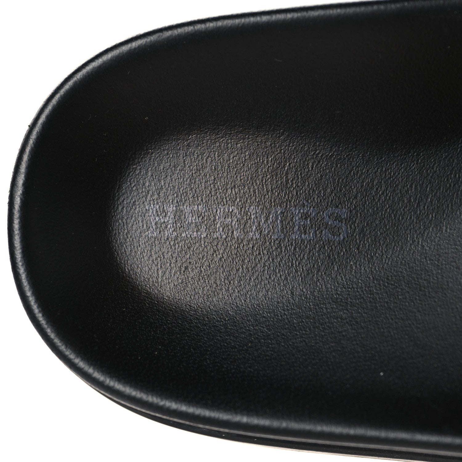 Hermes Calfskin Womens Empire Sandals 37.5 Black 9 of 10