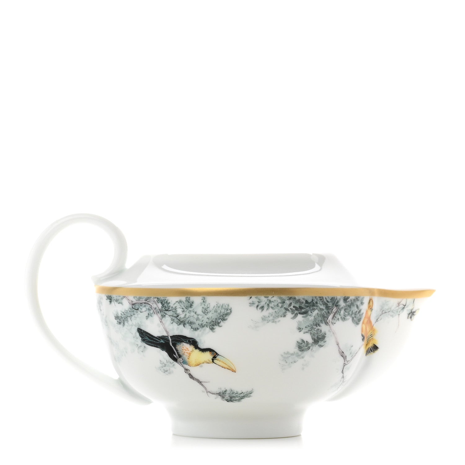 Hermes Porcelain Carnets d'Equateur Creamer 1 of 9