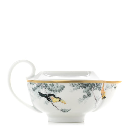 Hermes Porcelain Carnets d'Equateur Creamer 1 of 9