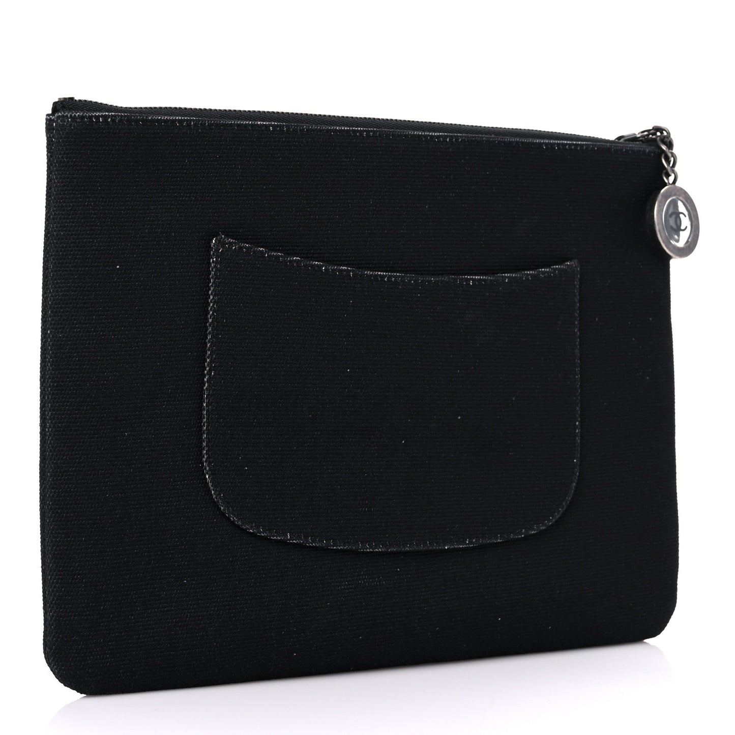 Canvas La Pausa Large Cosmetic Case Black