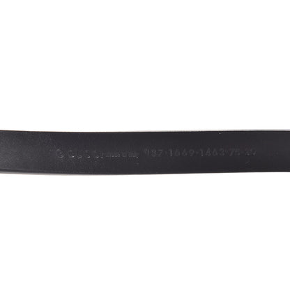 Gucci Calfskin G Logo Belt 75 30 Black 7 of 7