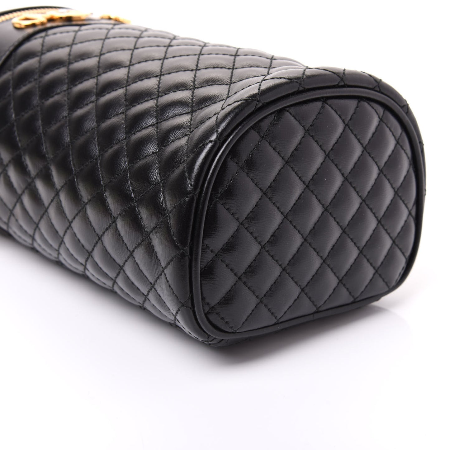 Calfskin Trapuntata Zumi Belt Bag Black