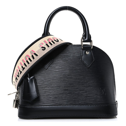 Louis Vuitton Epi Jacquard Alma BB Black 1 of 10