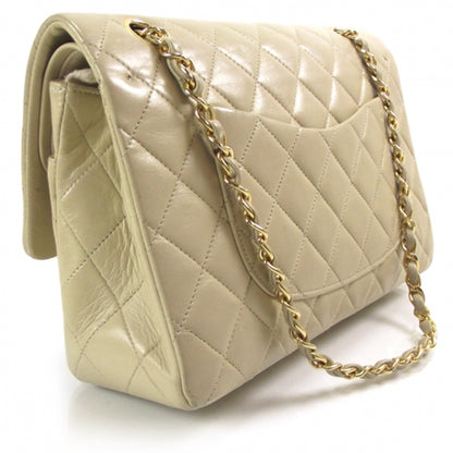 Chanel Lambskin Double Flap Light Beige 3 of 12