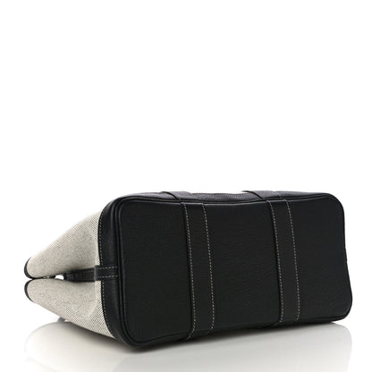 Hermes Toile Negonda Garden Party 30 TPM Black Ecru 4 of 9