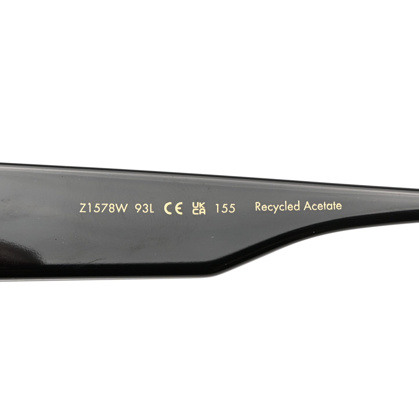 Acetate Swarovski Crystal Cyclone Sunglasses Z1578W Black