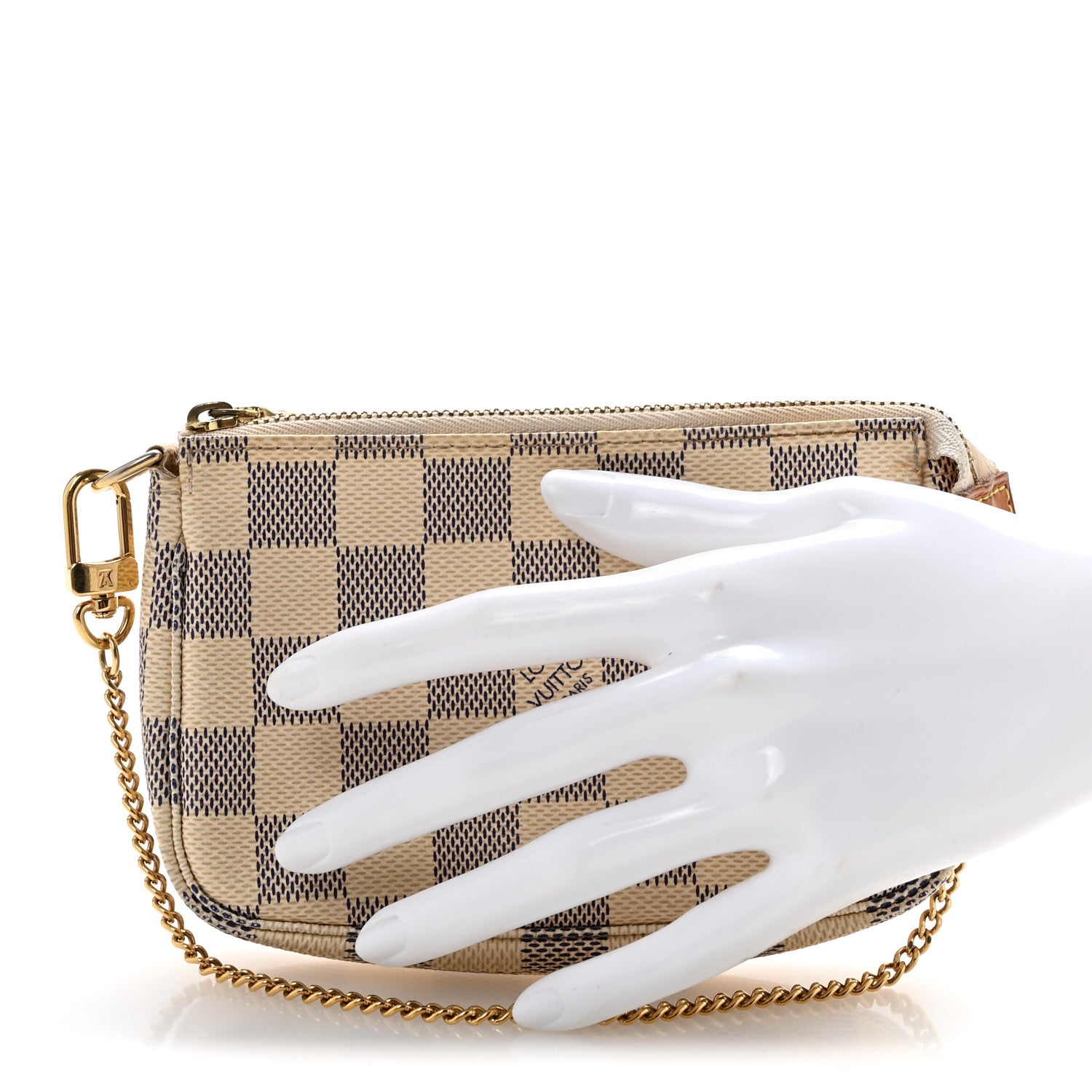 Louis Vuitton Damier Azur Mini Pochette Accessories 2 of 10