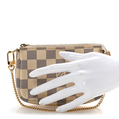 Louis Vuitton Damier Azur Mini Pochette Accessories 2 of 10