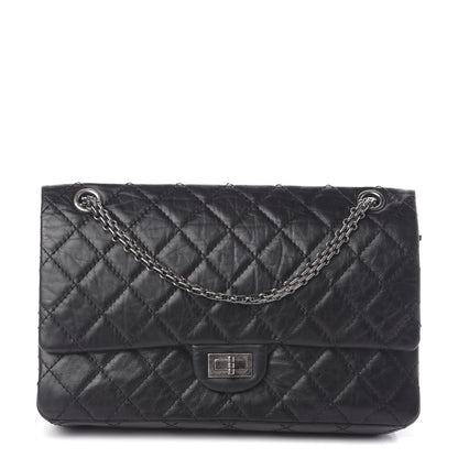 Chanel Aged Calfskin Quilted 2.55 Reissue 226 Flap Black 1 of 10