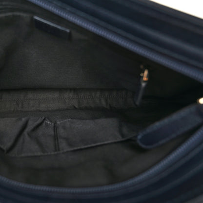 Gucci GG Supreme Monogram Web Flat Messenger Bag Navy 5 of 11