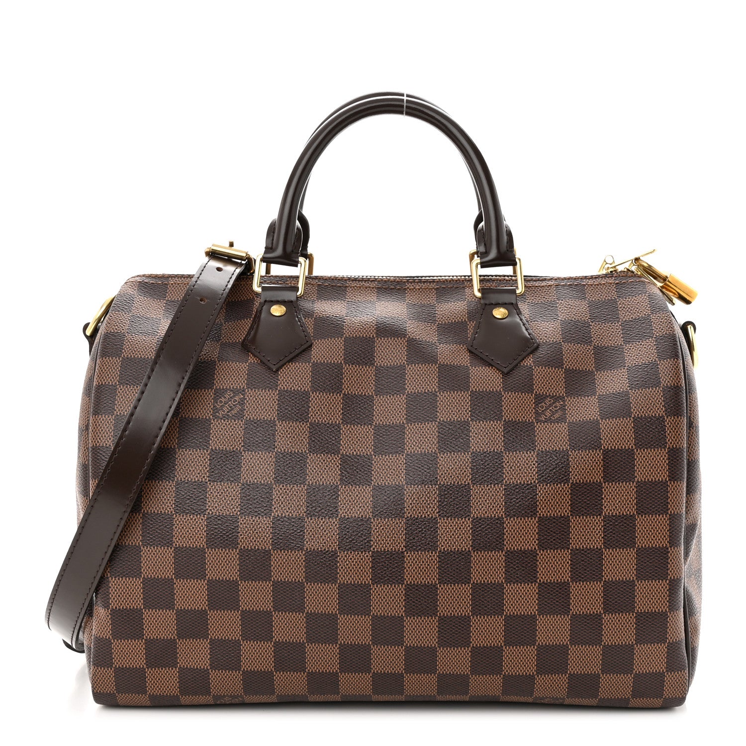 Louis Vuitton Damier Ebene Speedy Bandouliere 30 1 of 10