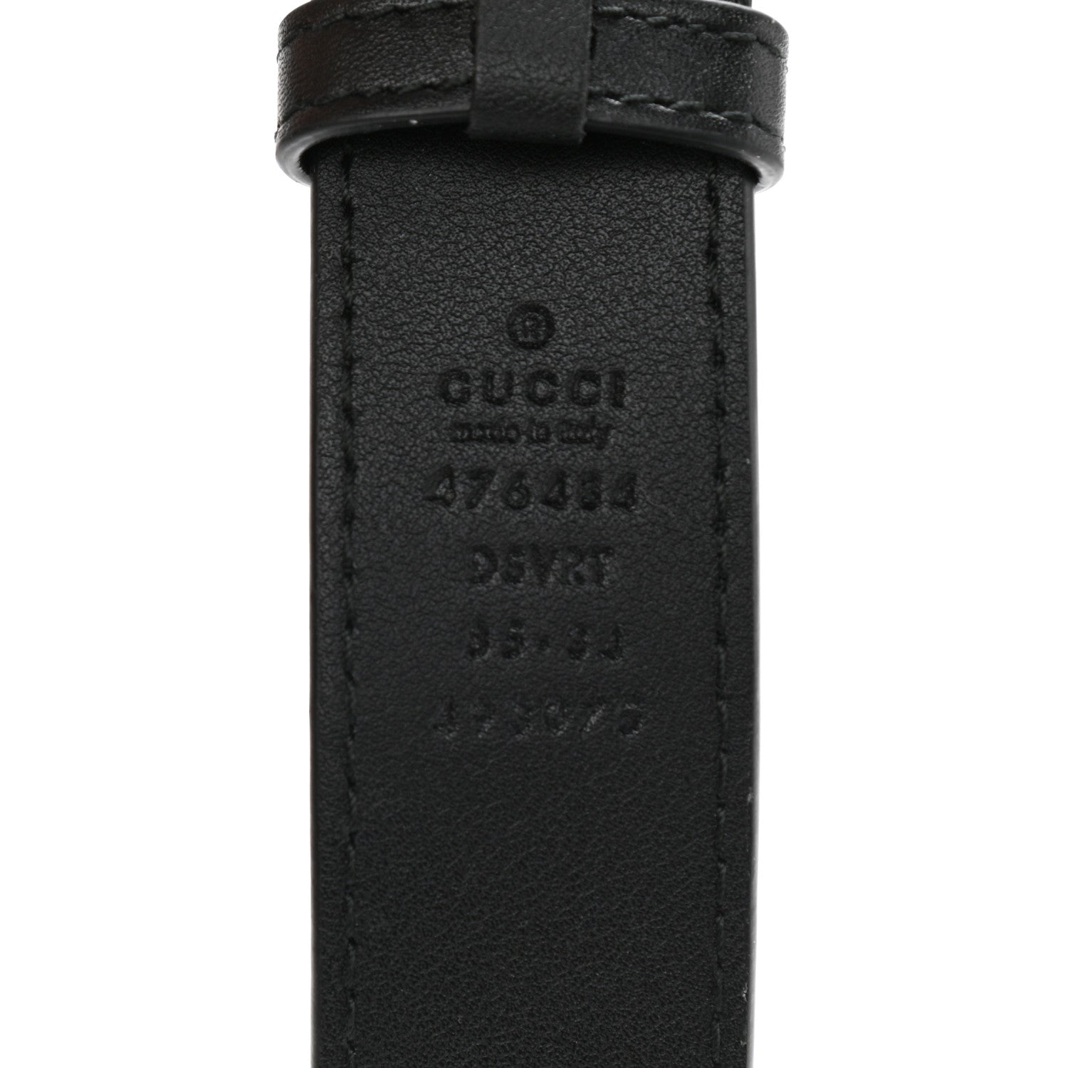 Gucci Calfskin Matelasse GG Marmont Belt Bag 85 34 Black 8 of 12