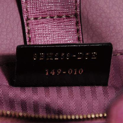 Fendi Vitello Elite Flamingo Petite 2Jours Tote Lilla Glicine 6 of 9