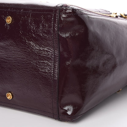 Saint Laurent Patent Calfskin Large Downtown Violet 10 of 10