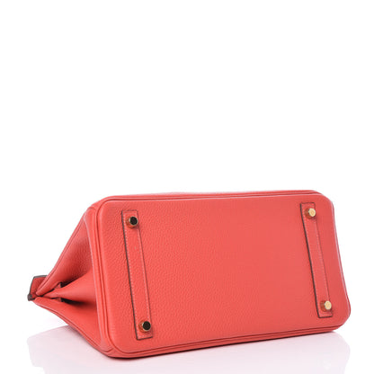 Hermes Togo Birkin 30 Rouge Pivoine 6 of 34