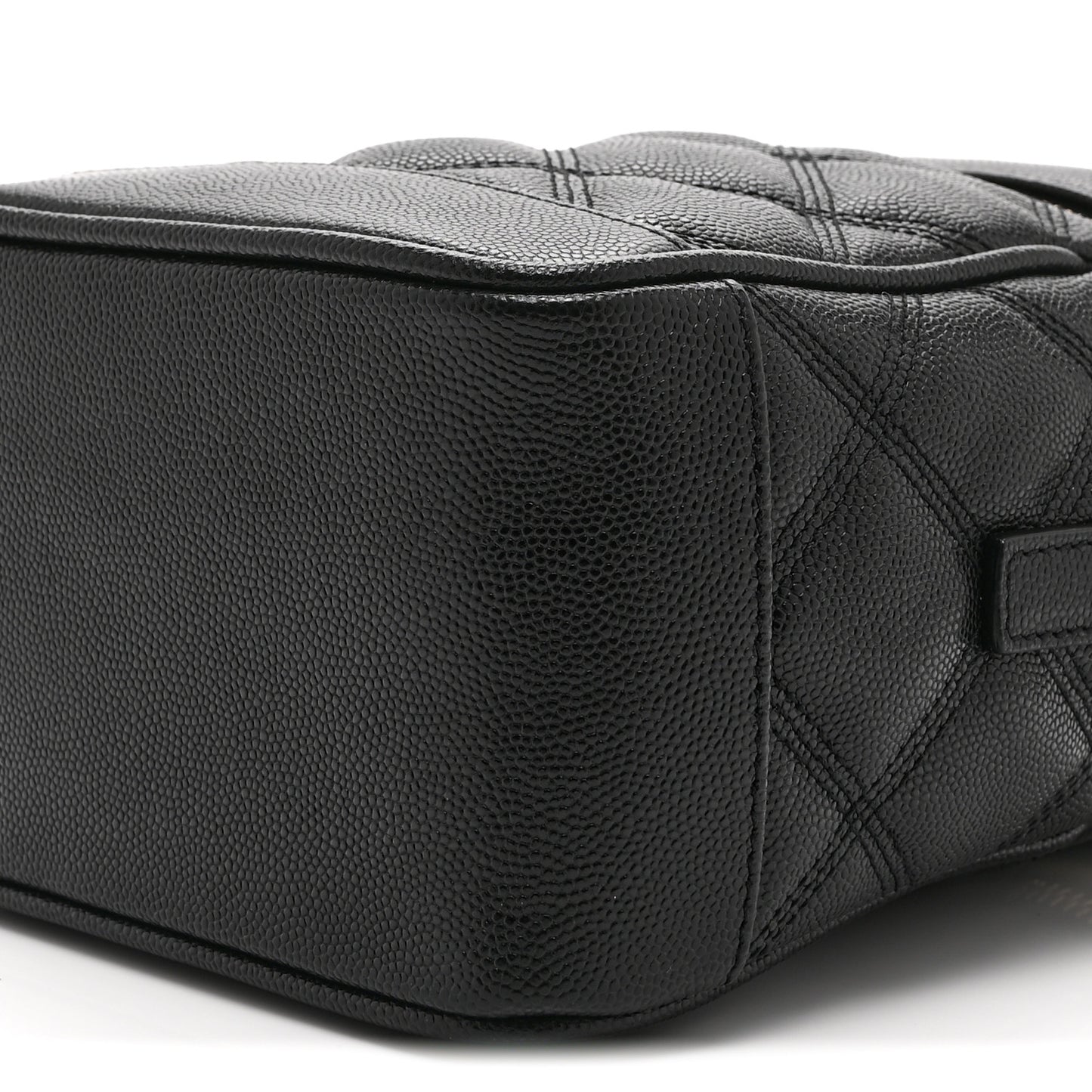 Grain de Poudre Quilted 80's Vanity Bag Black
