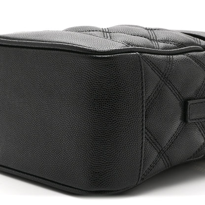 Saint Laurent Grain de Poudre Quilted 80's Vanity Bag Black 10 of 10