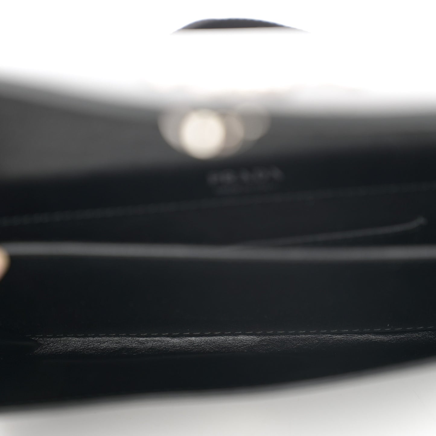 Saffiano City Calf Mini Envelope Bag Black