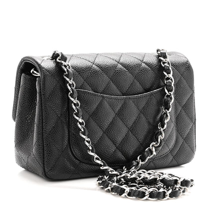 Chanel Caviar Quilted Mini Rectangular Flap Black 3 of 11