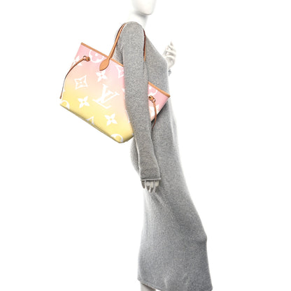 Louis Vuitton Monogram Giant By The Pool Neverfull MM Light Pink 2 of 9