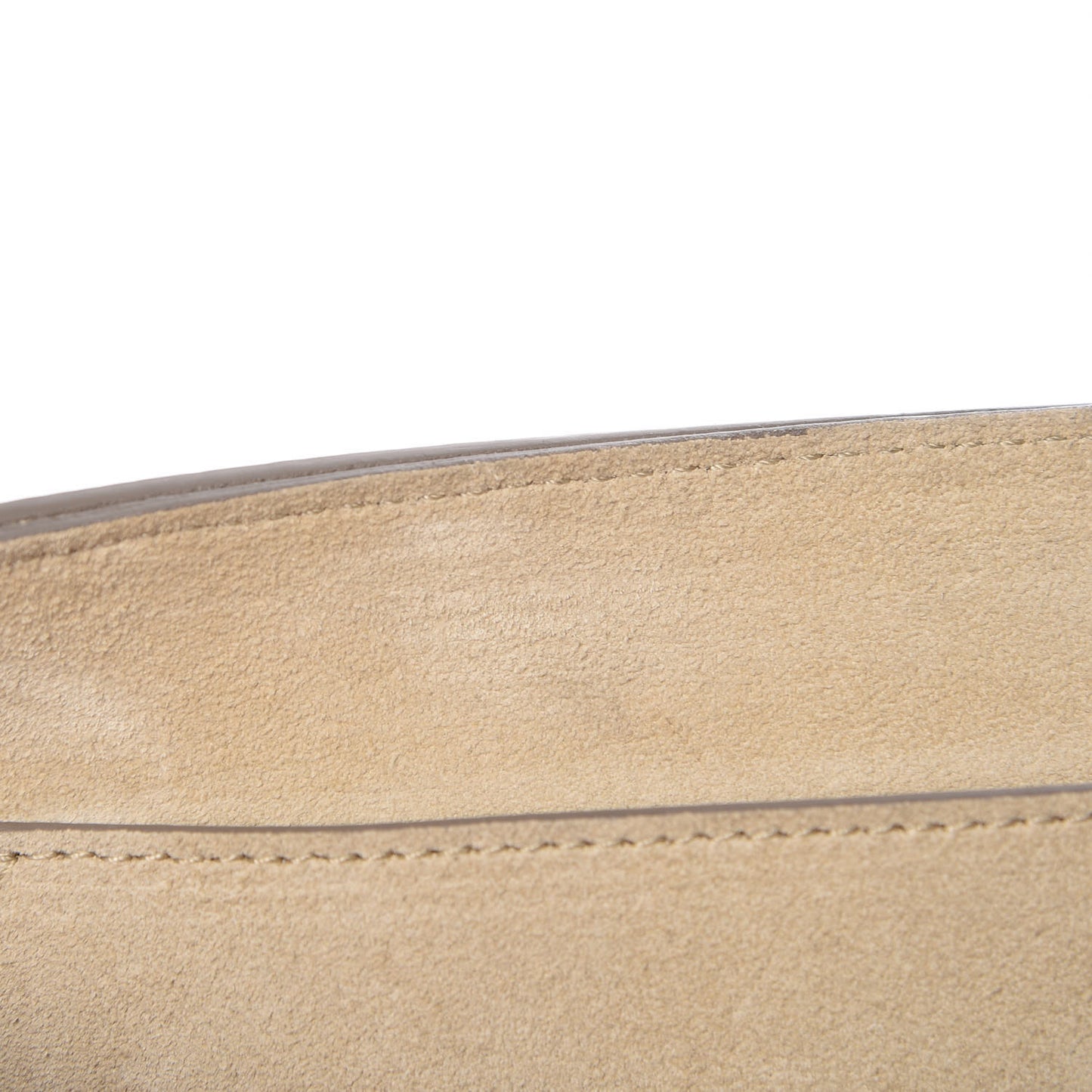 Grained Goatskin Drew Shoulder Bag Biscotti Beige