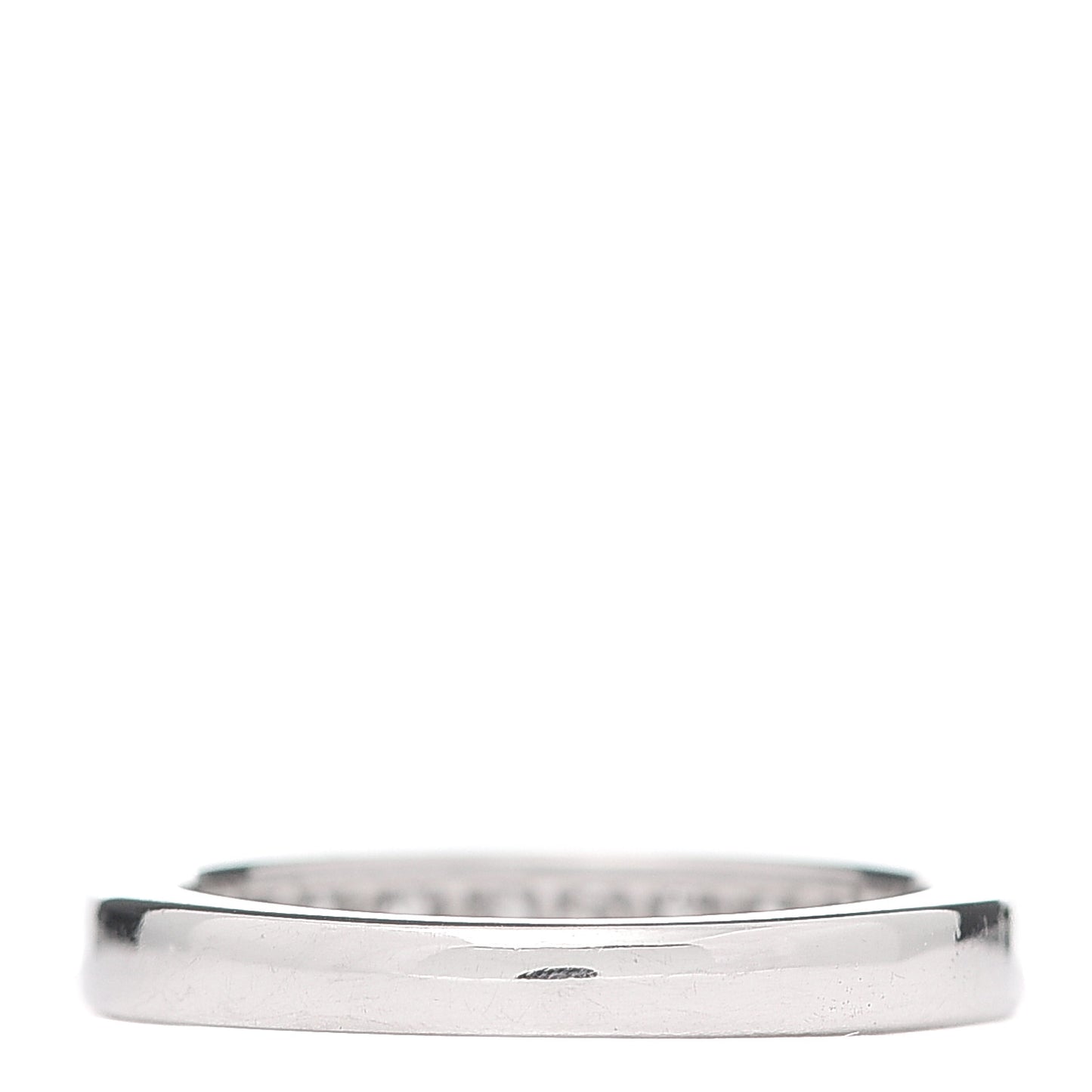 Platinum Diamond 3mm Half Circle Wedding Band Ring 48 4.5