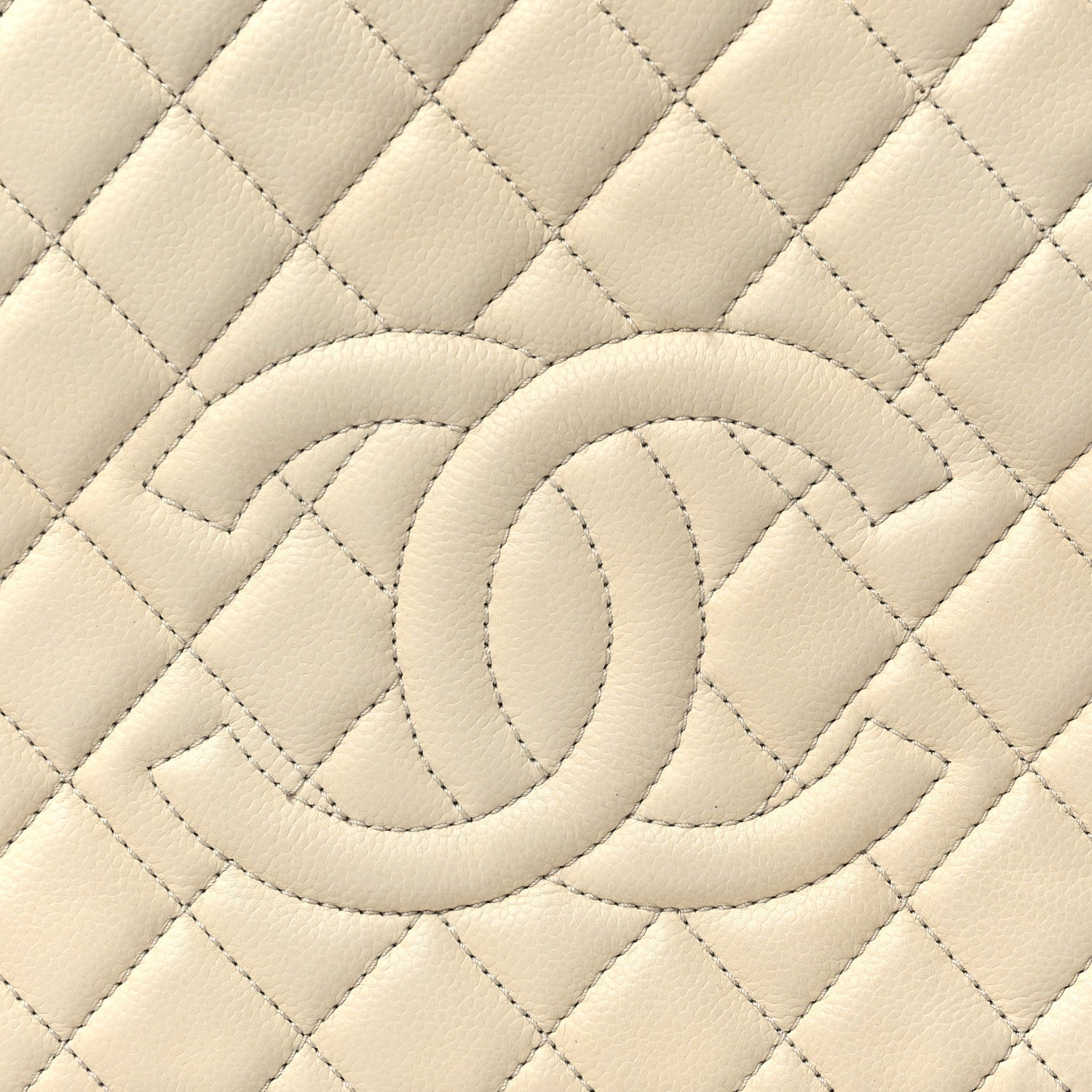 Chanel Caviar Quilted Petit Shopping Tote PST Light Beige 8 of 10
