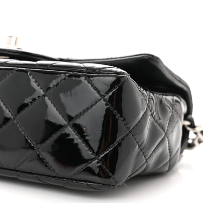 Chanel Patent Calfskin Quilted Mini Rectangular Flap Black 10 of 15
