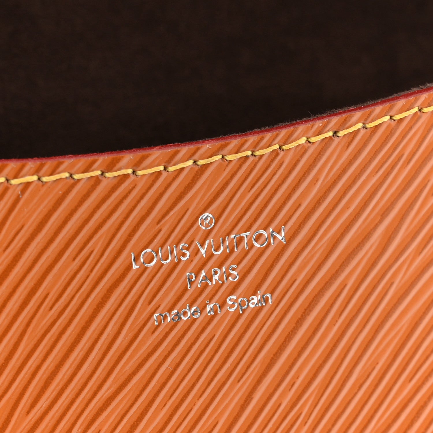 Louis Vuitton Epi Buci Crossbody Gold Honey 6 of 10