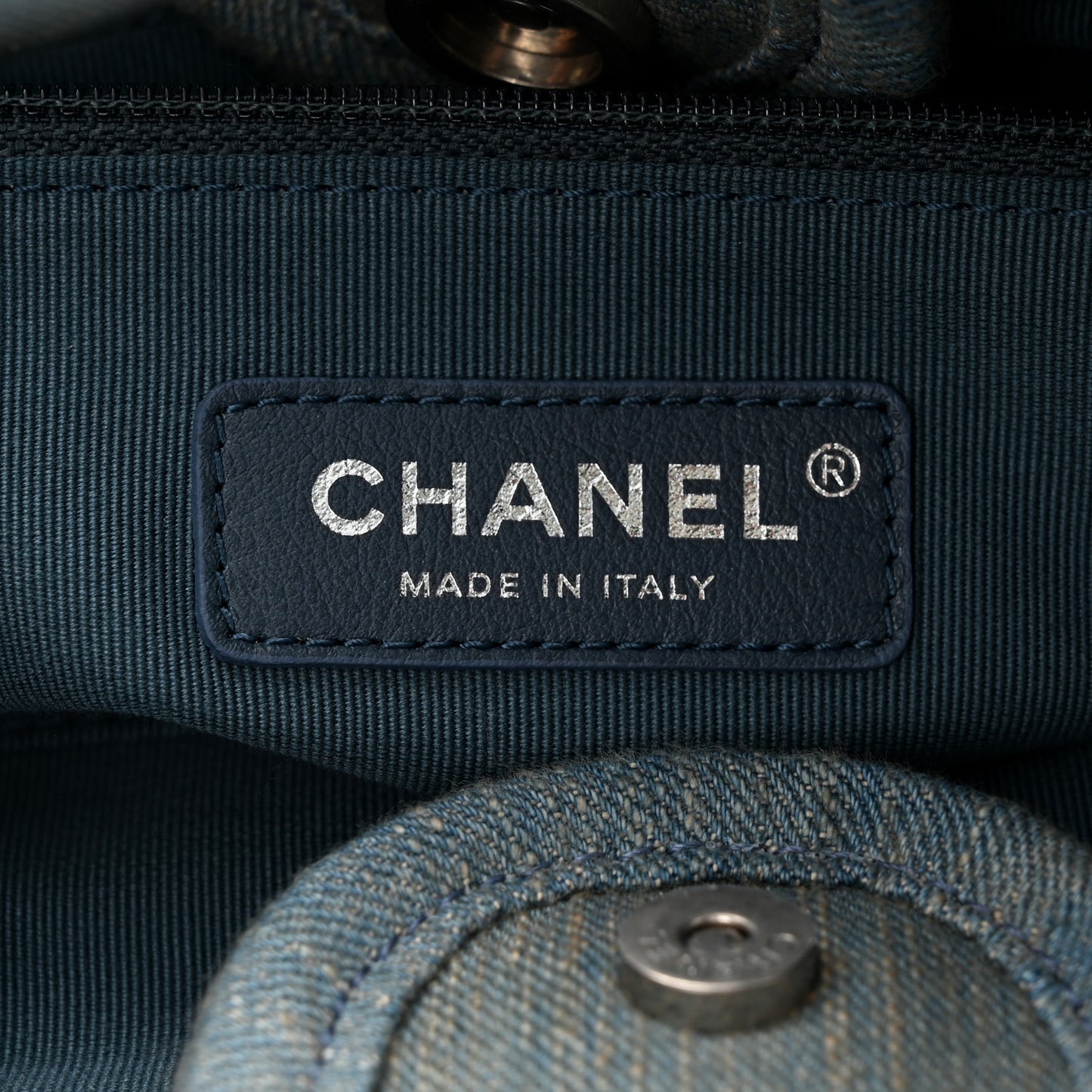 Denim Small Deauville Tote Light Blue