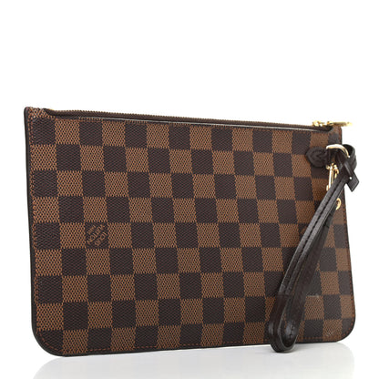 Louis Vuitton Damier Ebene Neverfull MM GM Pochette 3 of 7