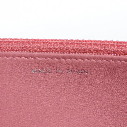 Chanel Lambskin Quilted Wallet On Chain Pink 7 of 8
