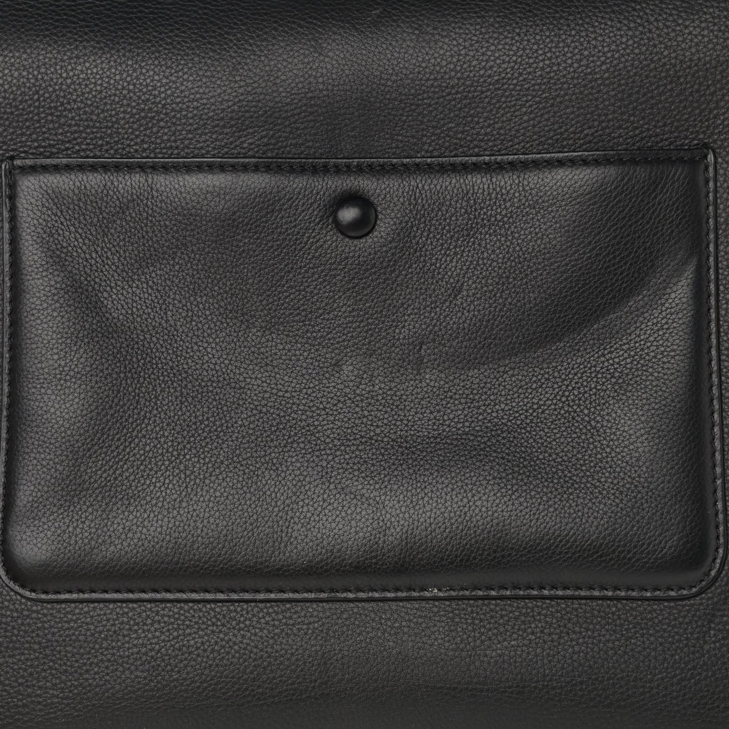 Supple Calfskin Large Edge Shoulder Bag Black