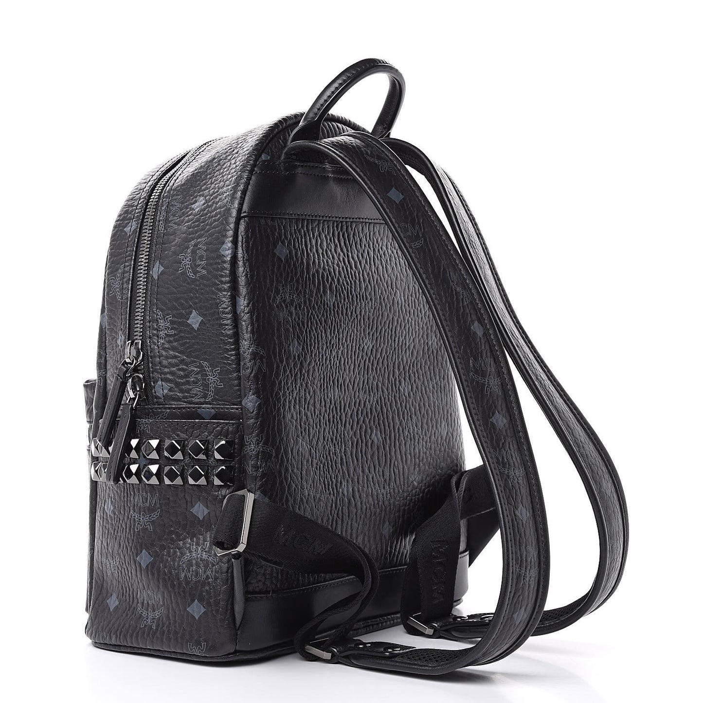 Visetos Small Side Stud Stark Backpack Black