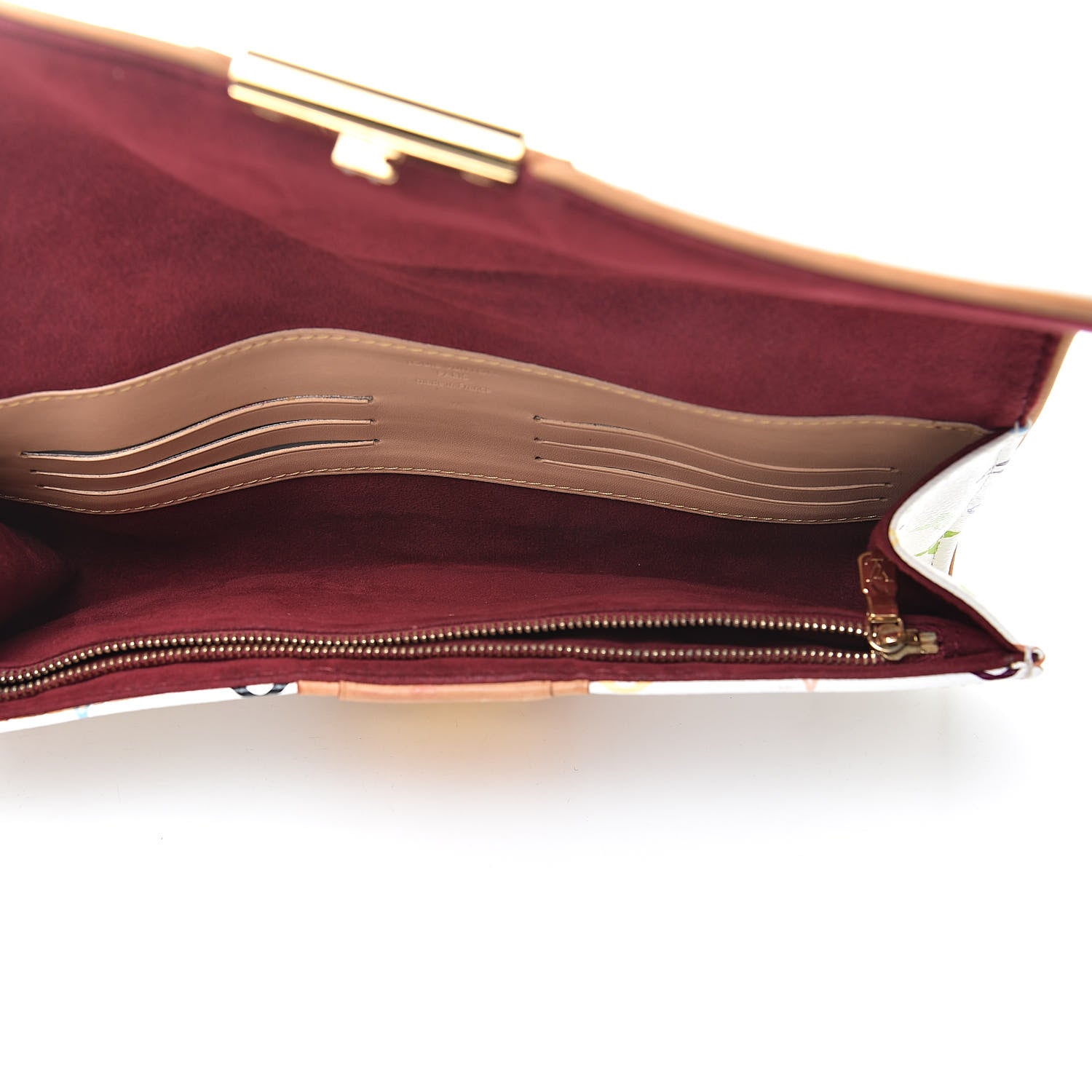 Louis Vuitton Monogram Multicolor Courtney Clutch White 5 of 8