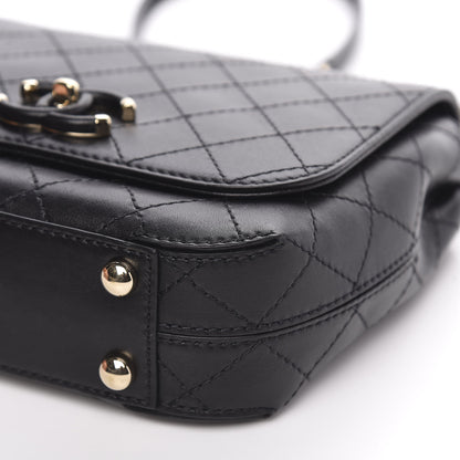 Chanel Calfskin Stitched Small Covered CC Flap Bag Black 10 of 11