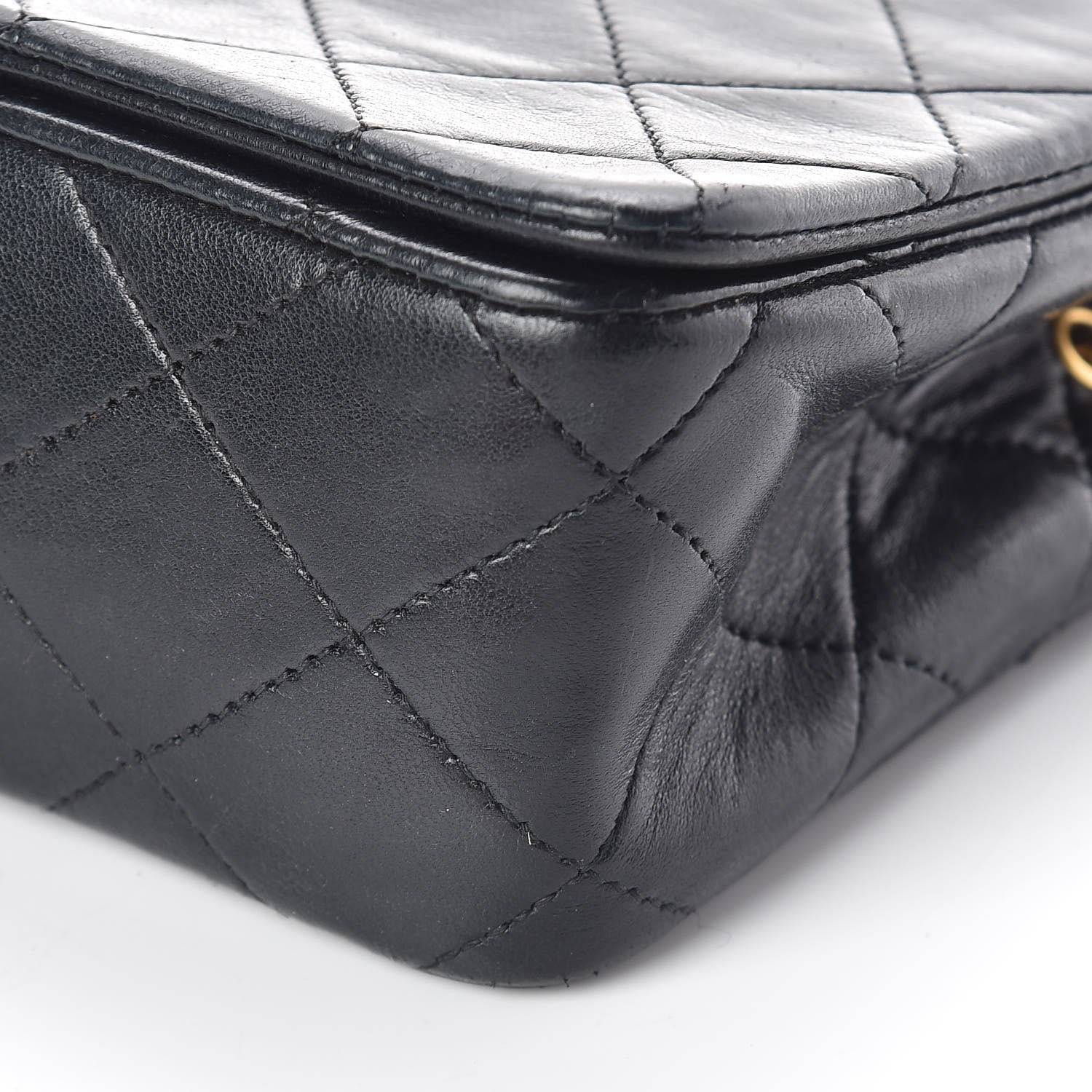 Chanel Lambskin Quilted Small Single Flap Bag Black 10 of 11