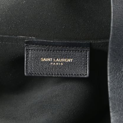 Saint Laurent Calfskin Large Shopping Tote Black 7 of 19