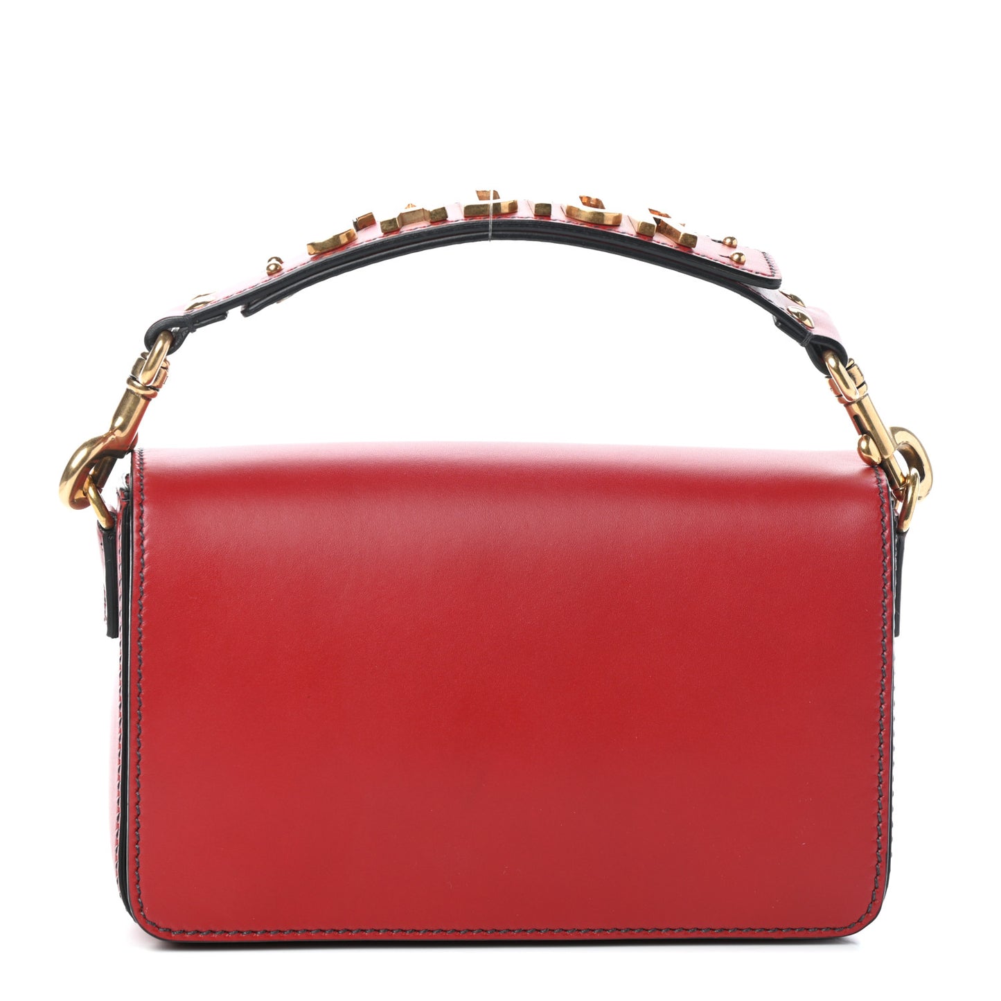 Calfskin J'Adior Flap Bag Red