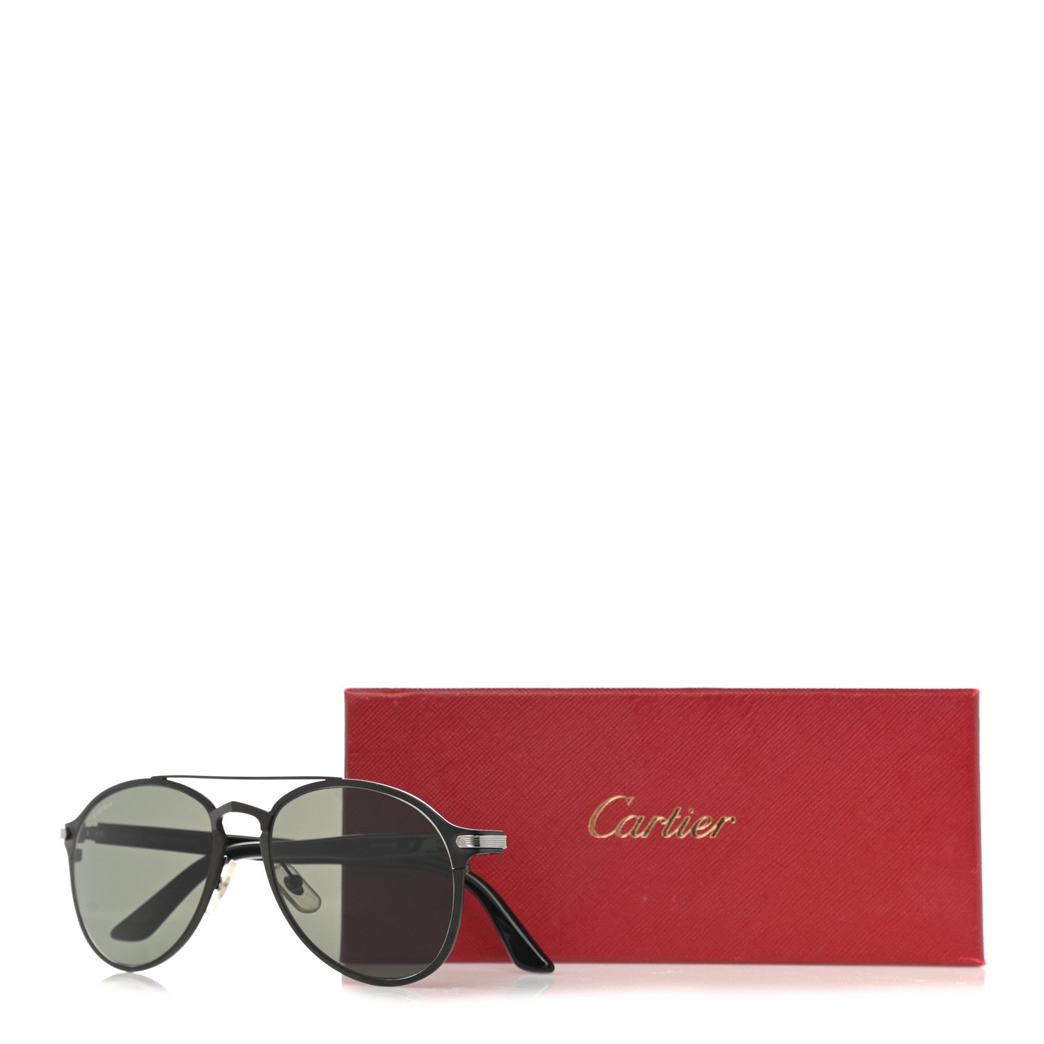 Cartier Aviator 56mm Sunglasses CT0212S Matte Black 8 of 8