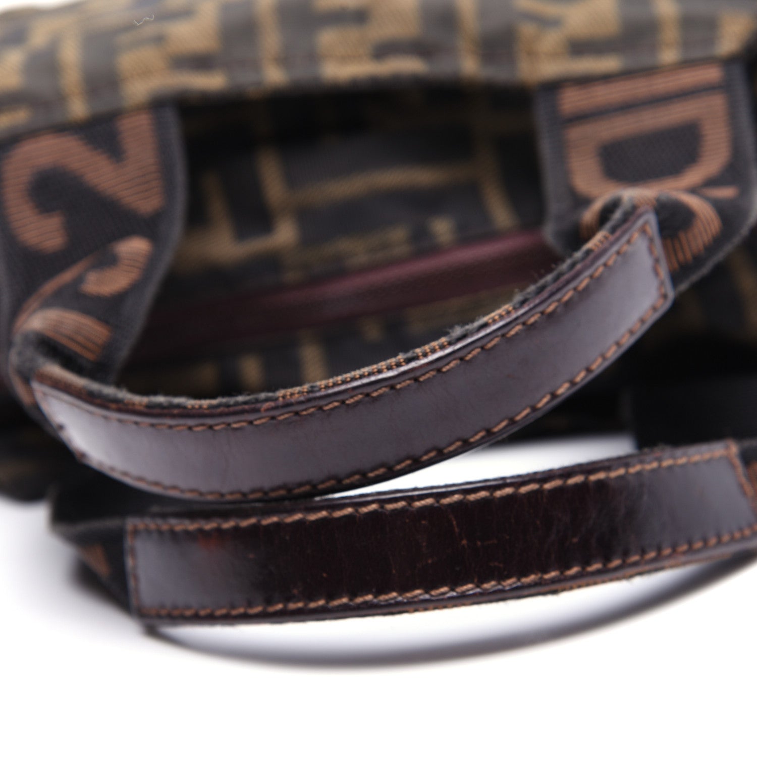Fendi Fabric FF 1925 Mini Cosmetic Bag Tobacco 12 of 12