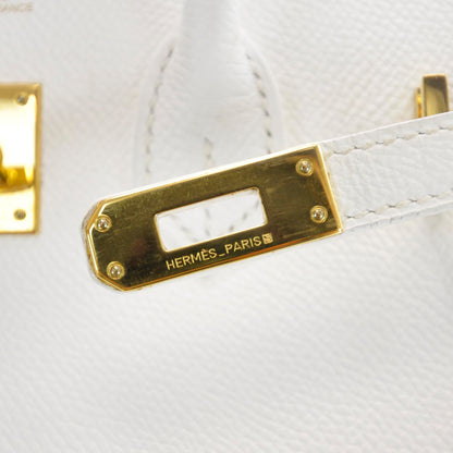 Hermes Epsom Birkin 25 Blanc 9 of 10