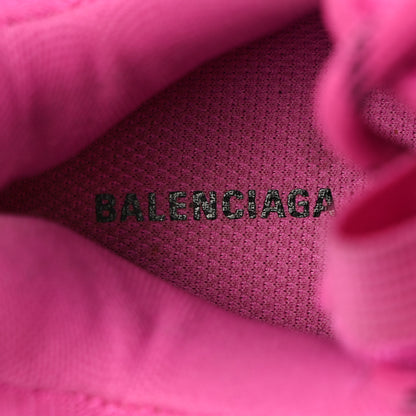 Balenciaga Fabric Mesh Clear Sole Fluo Womens Triple S Sneakers 37 Pink 6 of 7