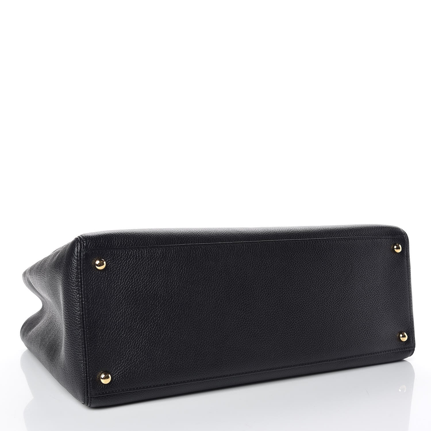 Chanel Calfskin Cerf Shopper Tote Black 4 of 10