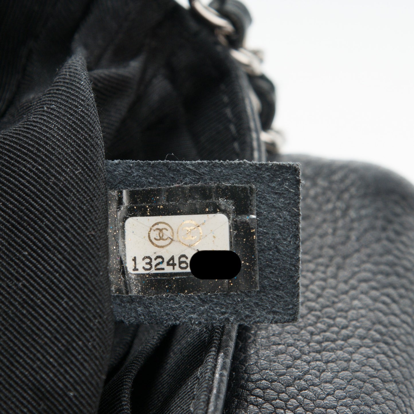 Caviar Half Moon Wallet On Chain WOC Black