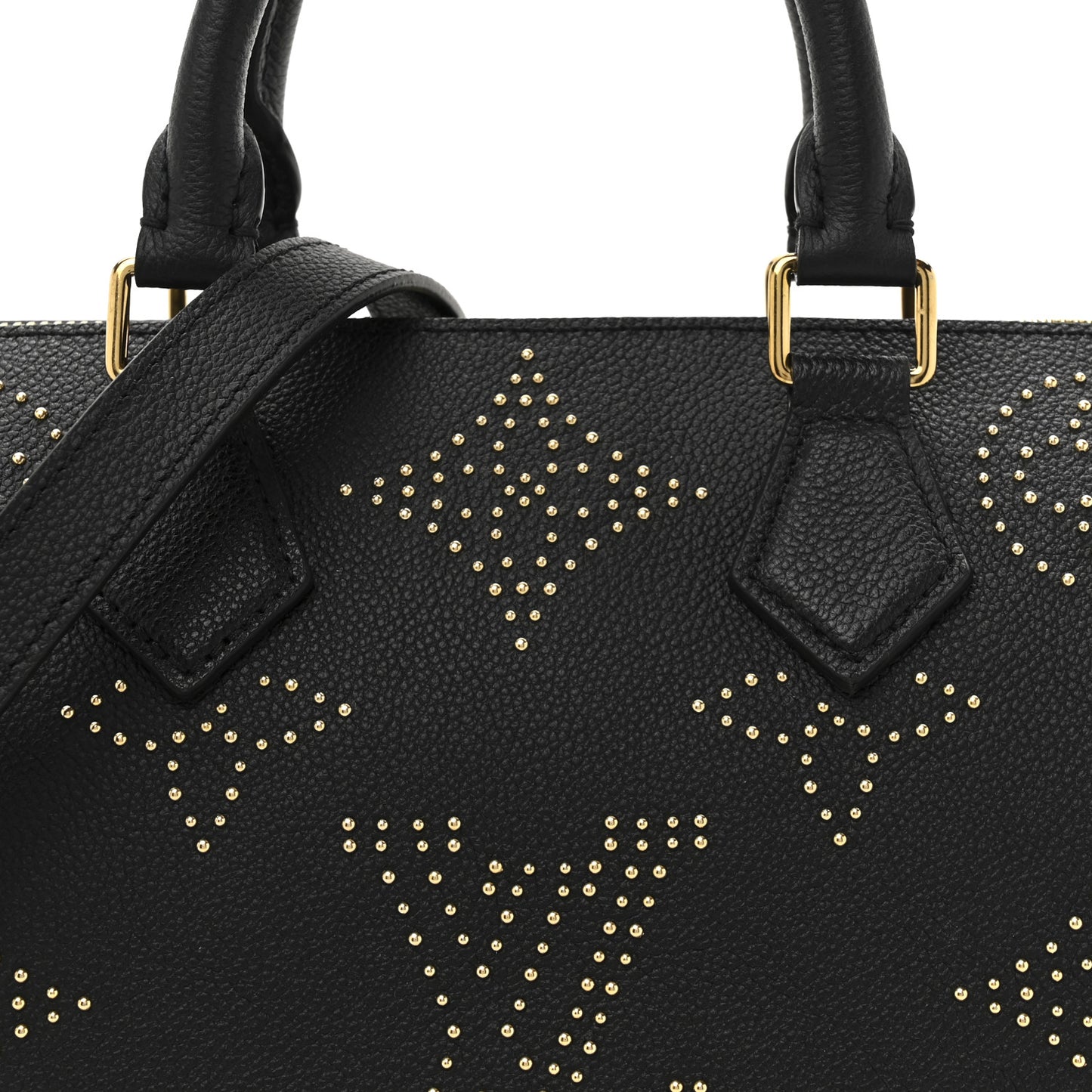 Empreinte Monogram Giant Studded Speedy Bandouliere 25 Black