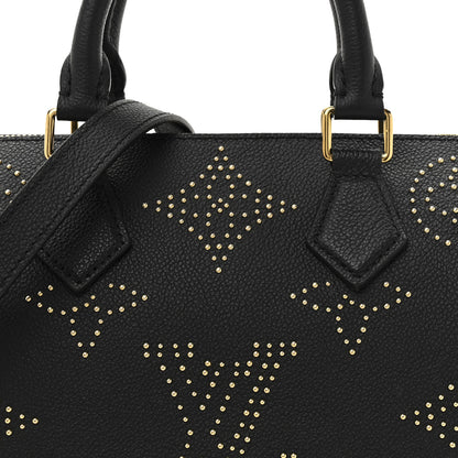 Louis Vuitton Empreinte Monogram Giant Studded Speedy Bandouliere 25 Black 7 of 10