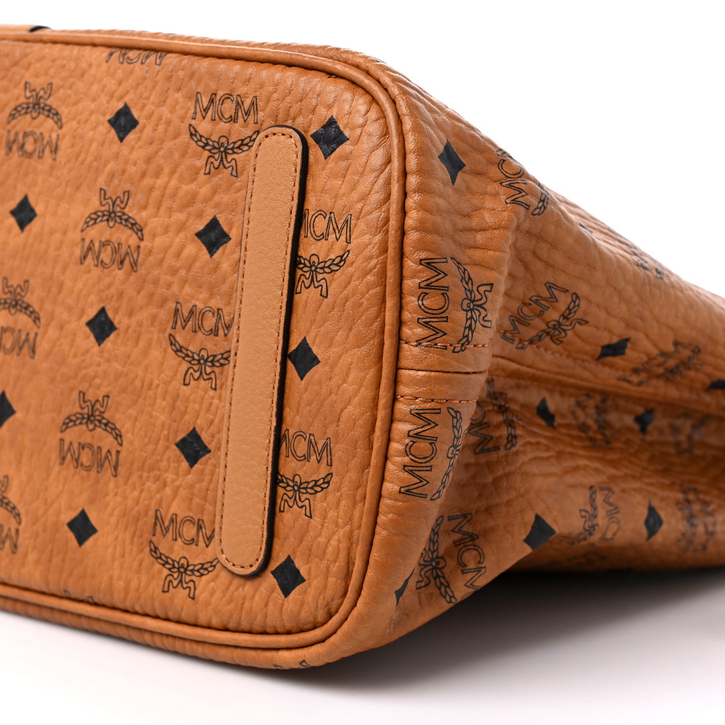 Visetos Medium Liz Reversible Shopper Tote Cognac